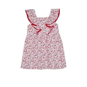 Girls Hello Kitty Apple Dress NEW sz 120 XS Girl's Hello Kitty Dress